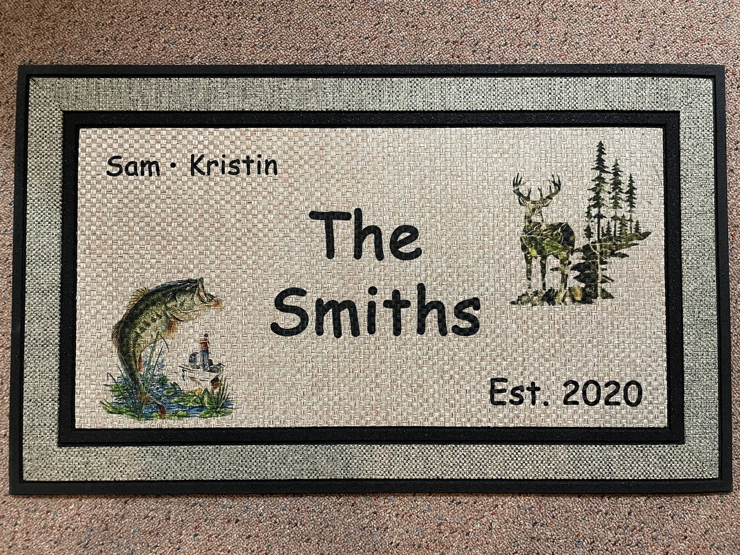 Hunting and Fishing Doormat