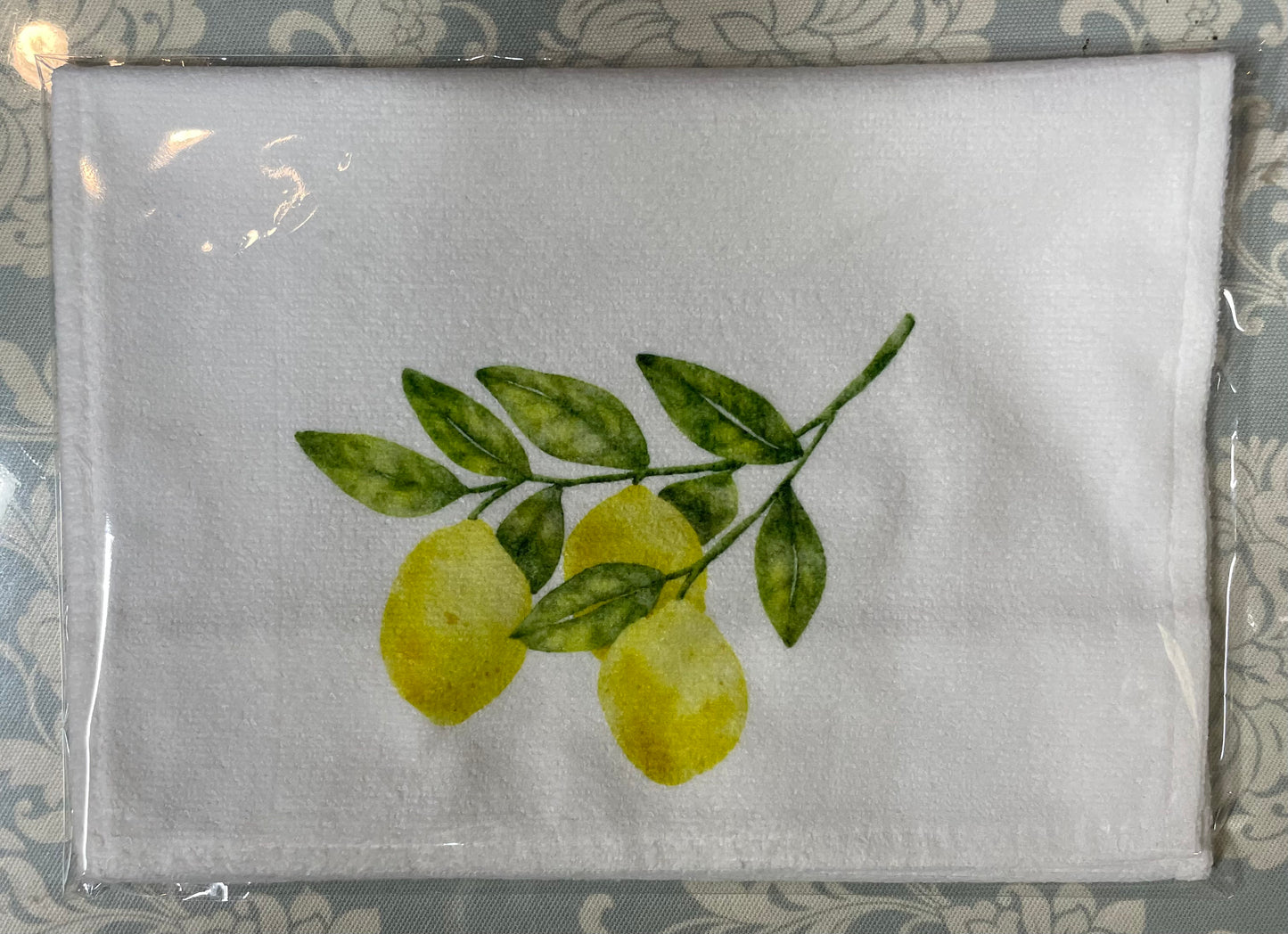 Lemons washcloth