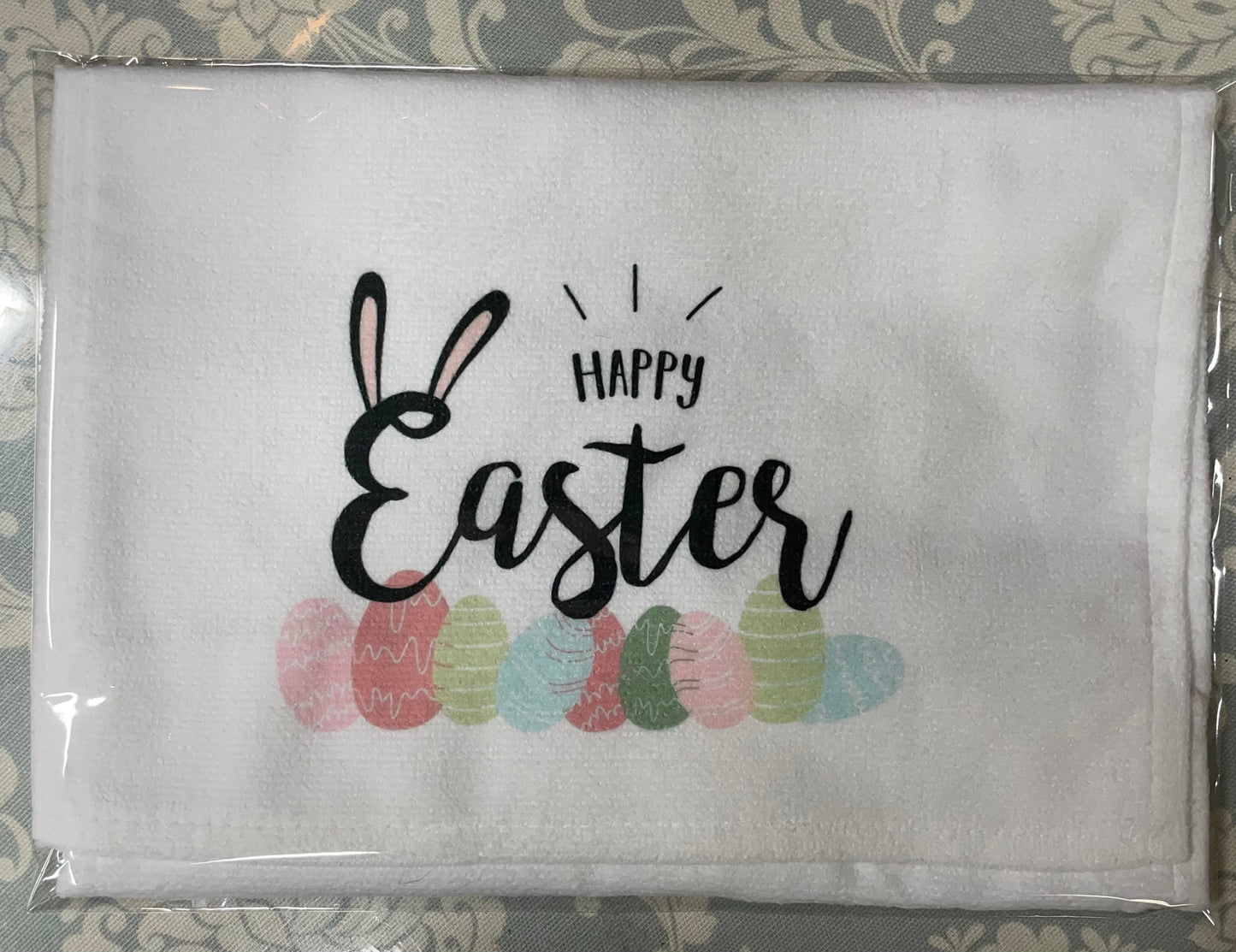 Happy Easter washcloth