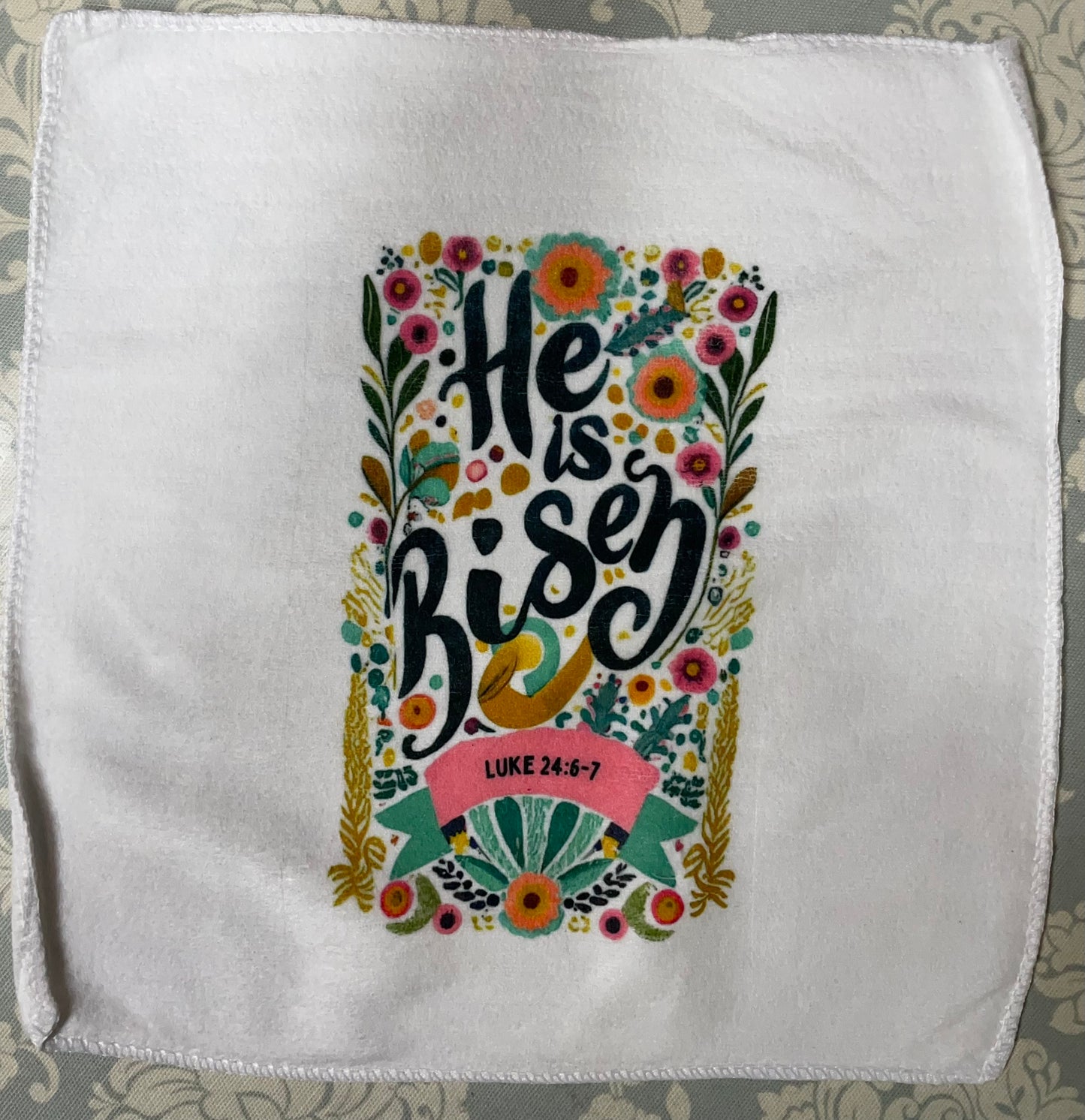 He is Risen Wash Cloth