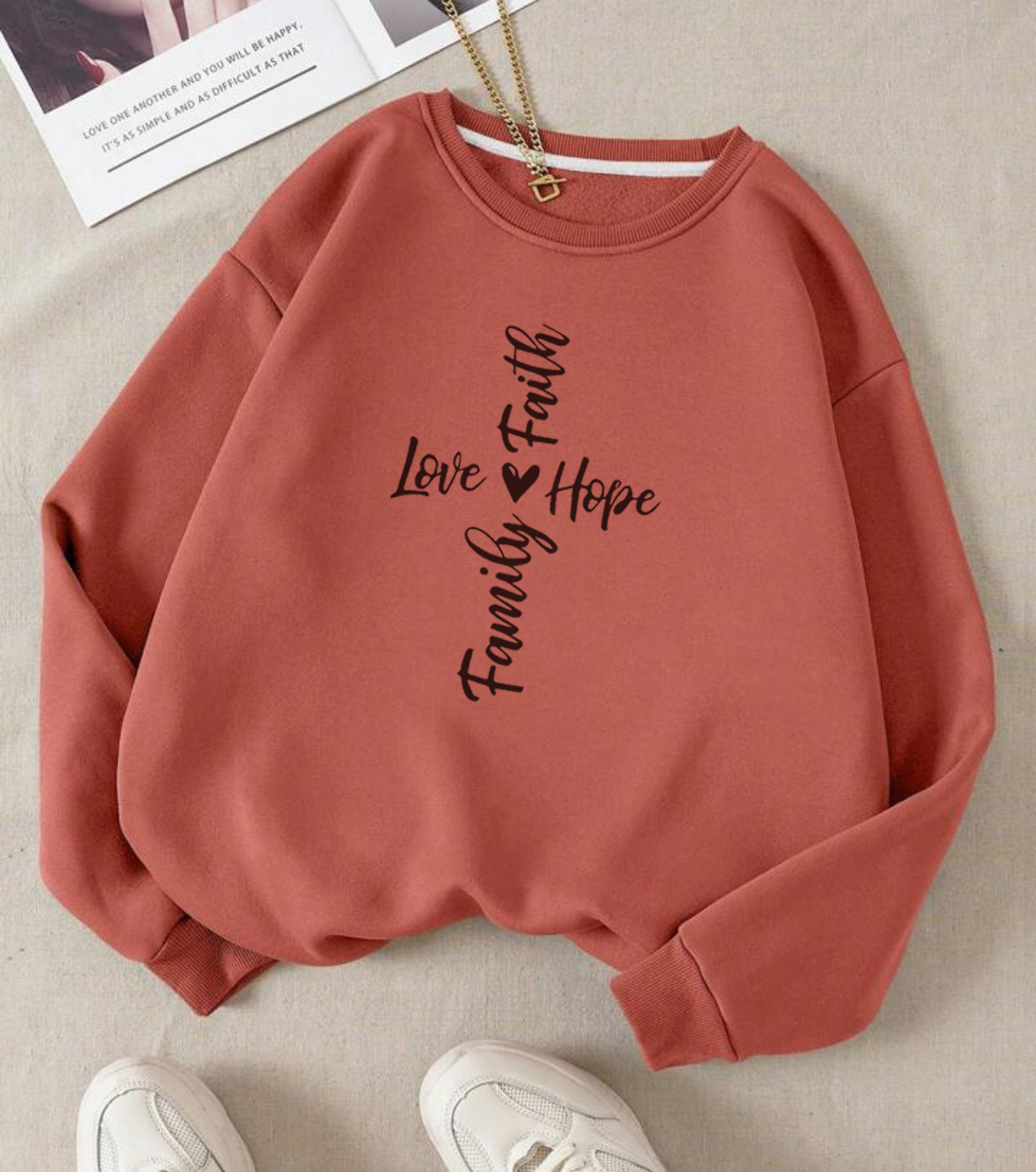 Faith Hope Love Family Sweatshirt