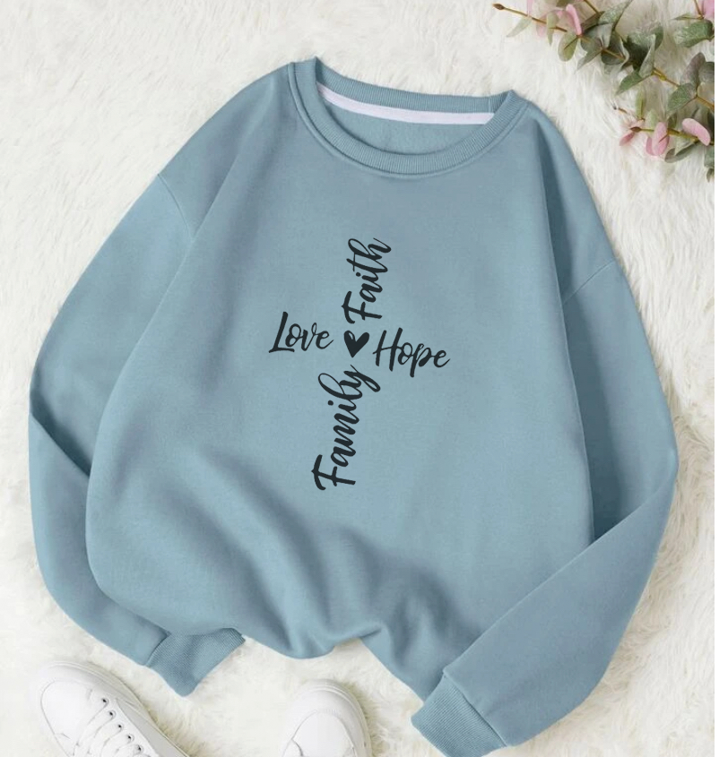 Faith Hope Love Family Sweatshirt